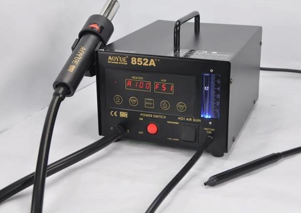 AOYUE Int 852A++ Термовоздушная паяльная станция с вакуумным захватом