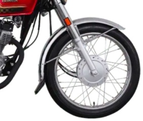 Мотоцикл Honda CG 125S черный, красный, золотистый2