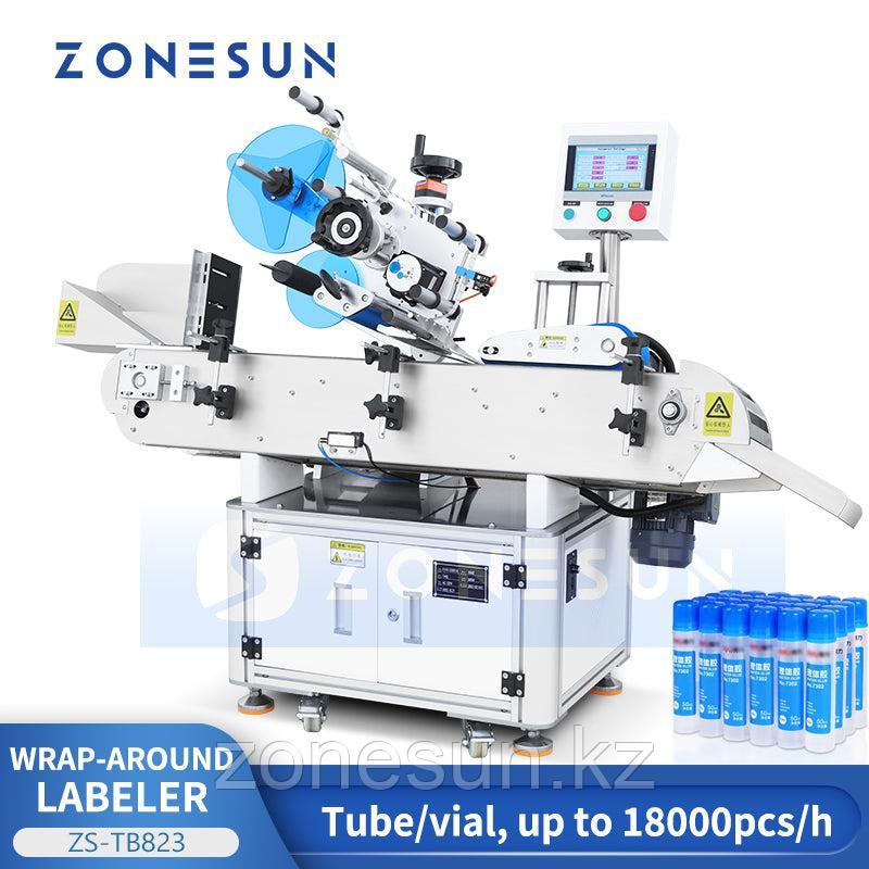 ZONESUN ZS-TB823 АВТОМАТИЧЕСКАЯ ЭТИКЕТИРОВОЧНАЯ МАШИНА ДЛЯ КРУГЛЫХ БУТЫЛОК