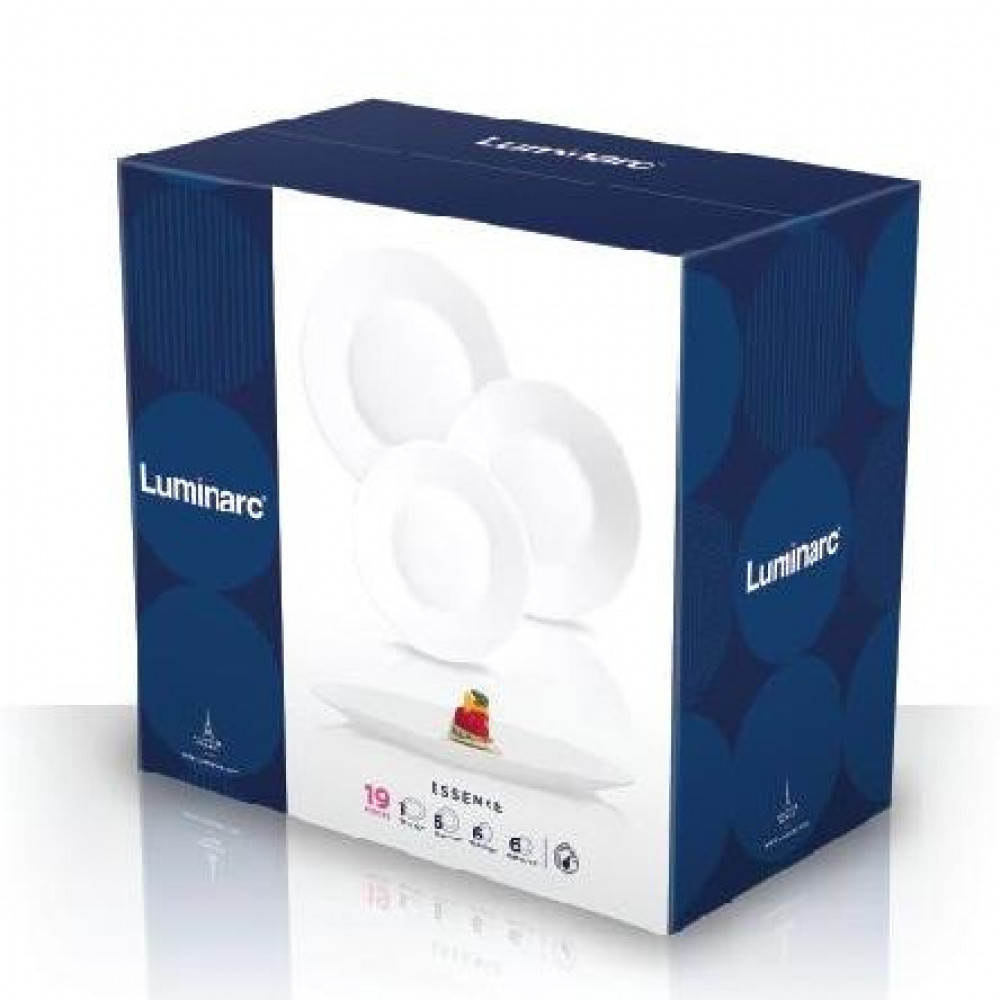 Столовый сервиз Luminarc Essence White 19 предметов (N1190)