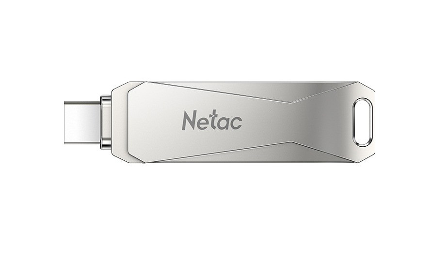 32 ГБ USB Флеш-накопитель Netac U782C (NT03U782C-032G-30PN) серебристый