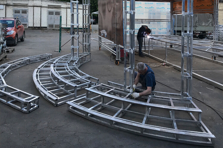 Изготовление и продажа Сценического комплекса. +7778 555 02 55