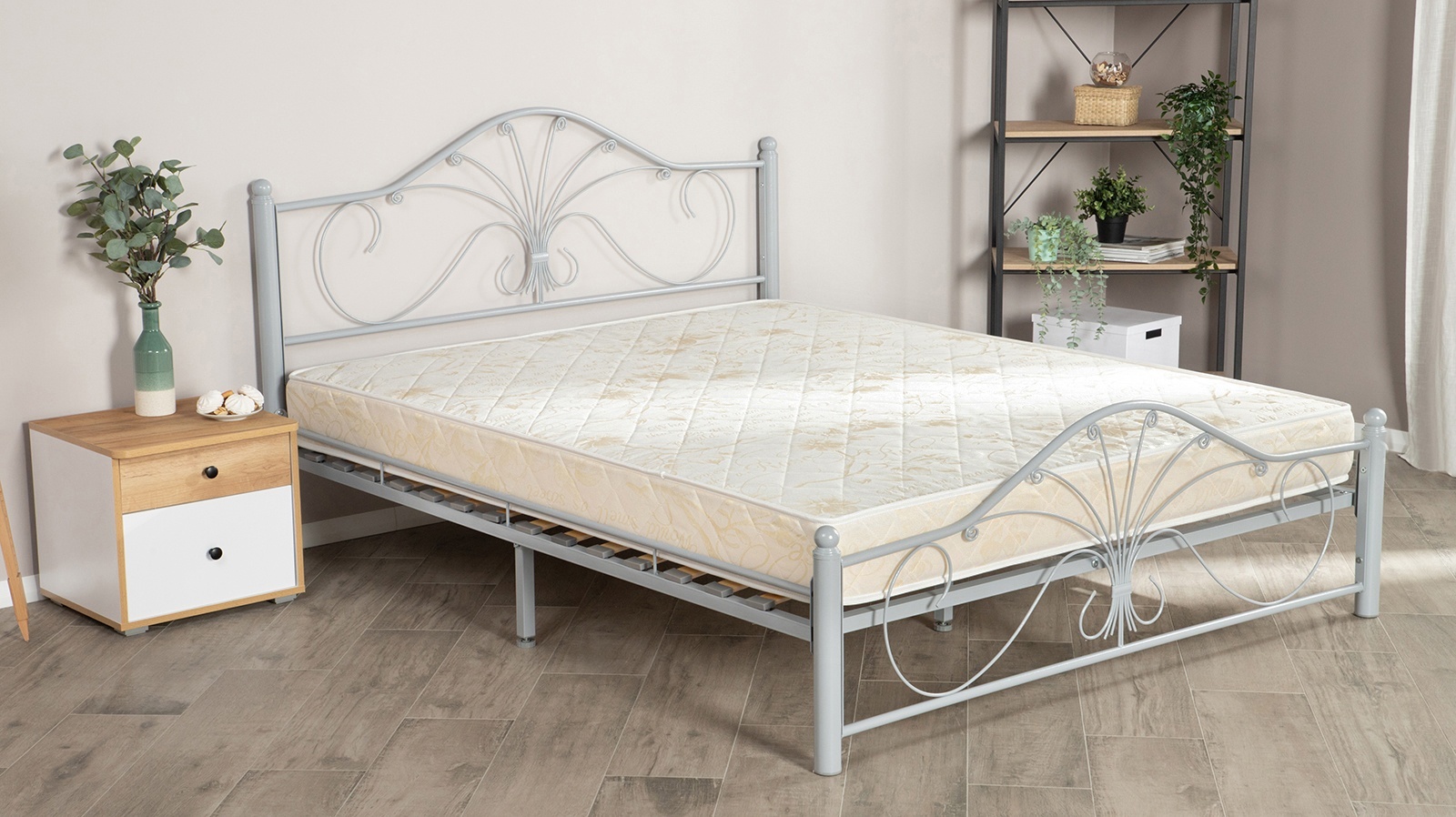 Матрас Askona Comfort Plus, 160x200x17 см, чехол жаккард