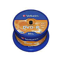 Диск DVD-R Verbatim (43548) 4.7GB 50штук Незаписанный1