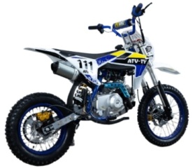 Мотоцикл PIT ATV-TY белый, синий, желтый3