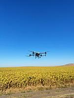 Химическая обработка полей агродронами DJI (предпосевная обработка)