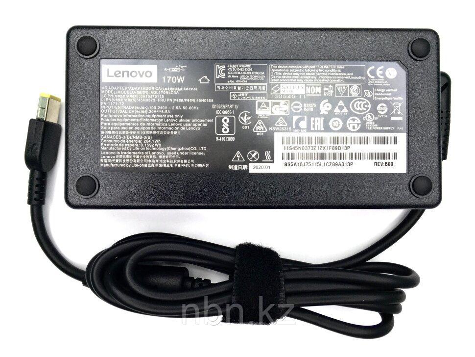 Зарядное устройство для ноутбука Lenovo 20В 8.5A 170Ват разъём Прямоугольный с иглой ORIGINAL