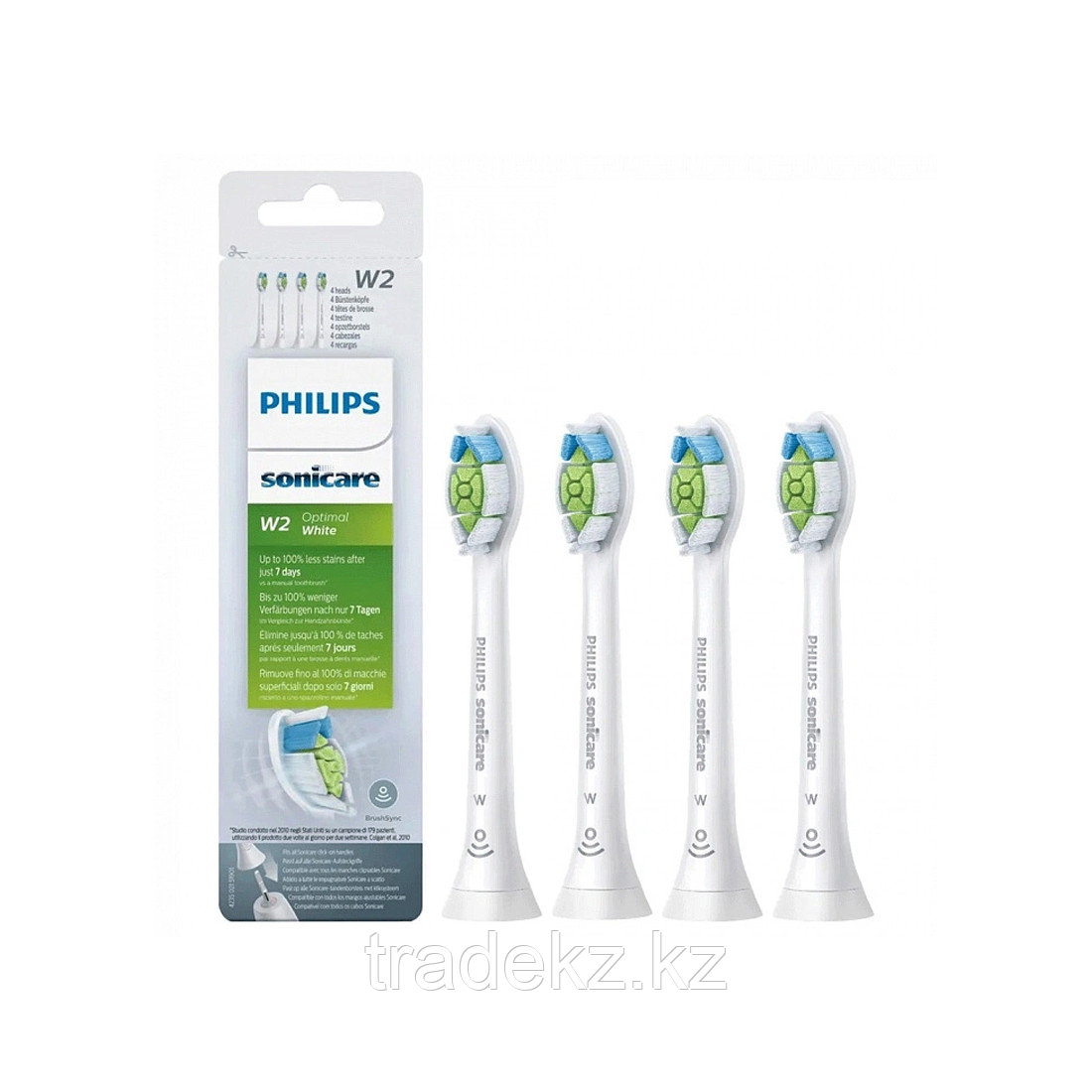 Стандартные насадки для звуковой зубной щетки Philips Sonicare Optimal White HX6064/10 4шт