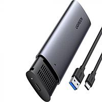 Корпус жесткого диска UGREEN M.2 B-Key Hard Drive Enclosure(5Gbps) with USB-C to USB A cable 10903