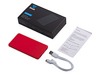 Портативное зарядное устройство Reserve с USB Type-C, 5000 mAh, красный7