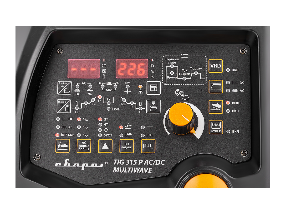 Сварочный инвертор Сварог PRO TIG 315 P AC/DC MULTIWAVE (E202)