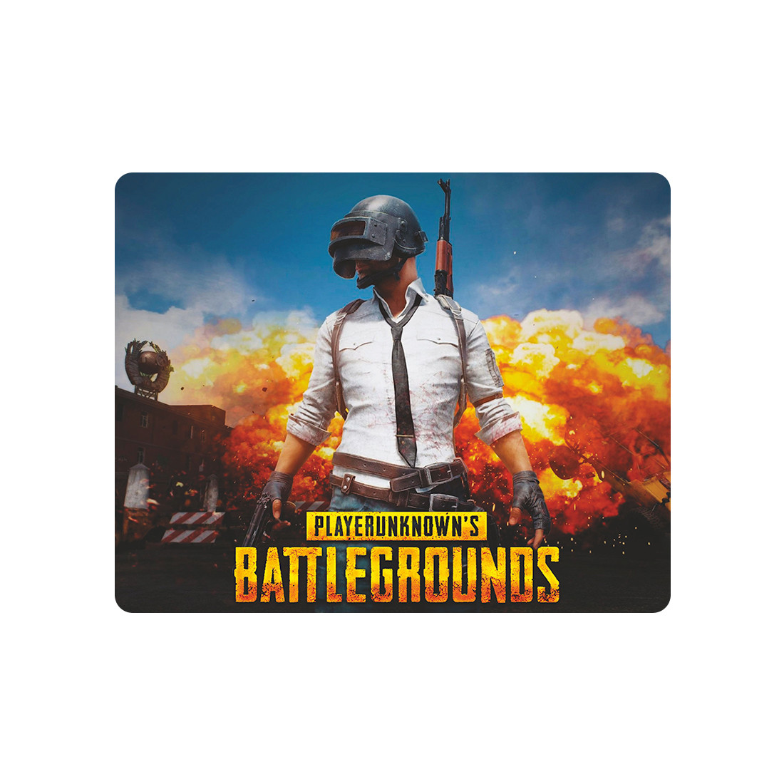 Коврик для компьютерной мыши, X-game, PUBG, 260 x 210 x 2mm,Резиновая основа, Тканевая поверхность,