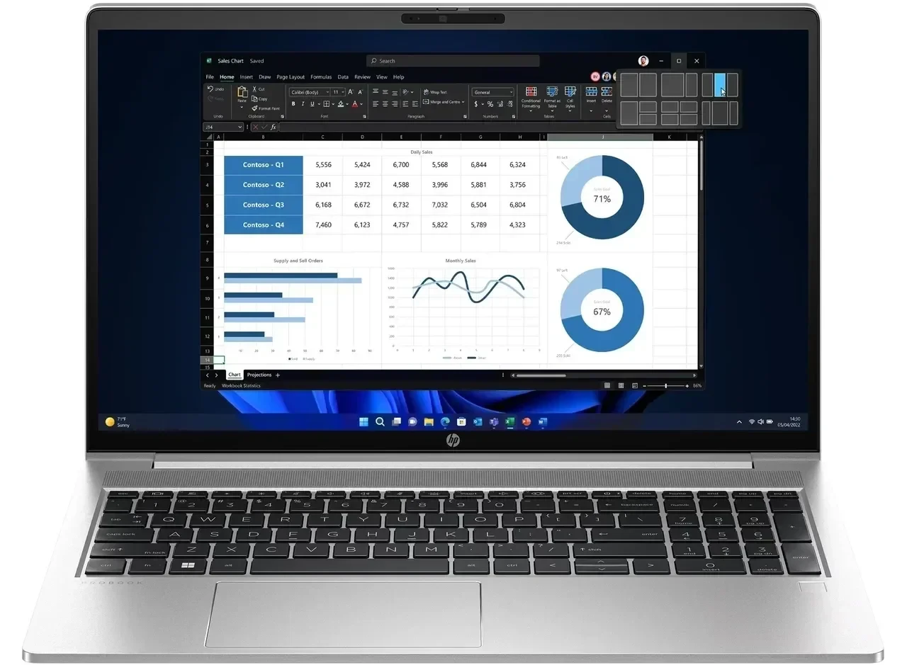 Ноутбук HP ProBook 450 G10 15.6" Core i5-1334U/16Gb/512Gb SSD/DOS (9B9H3EA)