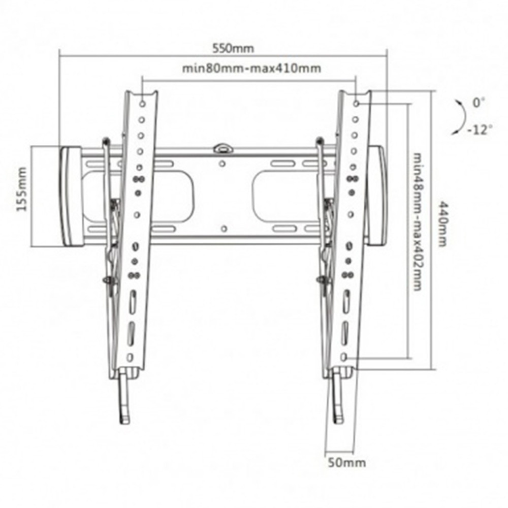 Кронштейн для ТВ и мониторов Brateck LP27-44T