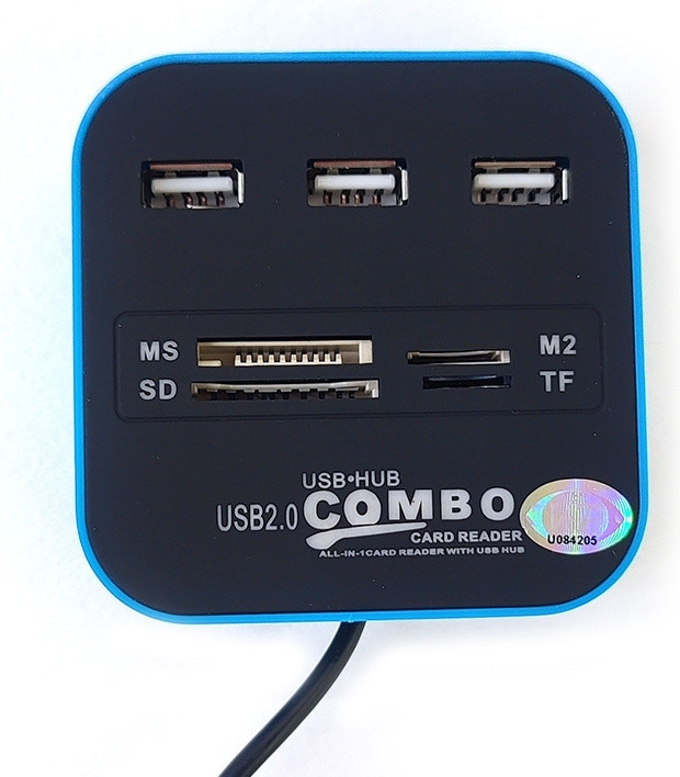 USB Хаб ViTi 3PUComboCR