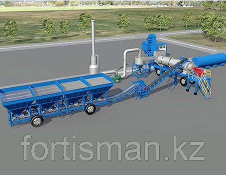 Барабанный асфальтобетонный завод D40