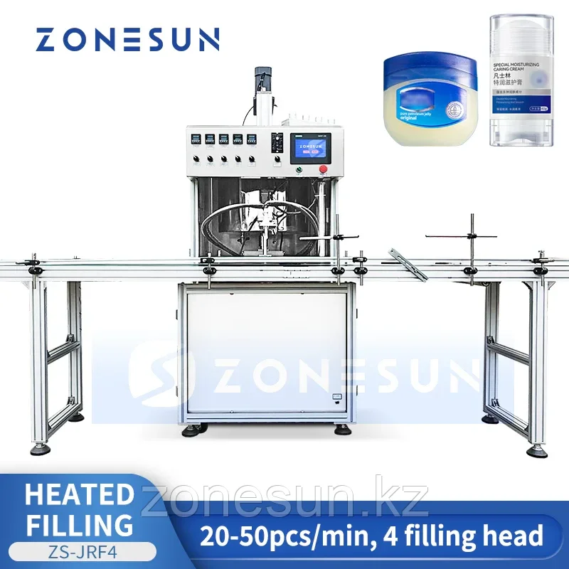 Машина для горячего розлива вязких жидкостей/паст ZONESUN ZS-JRF4