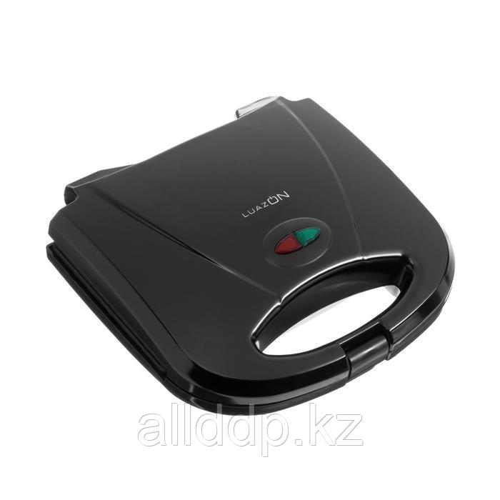 Вафельница электрическая LuazON LT-08, 750 Вт, орешки, антипригарное покрытие, черная
