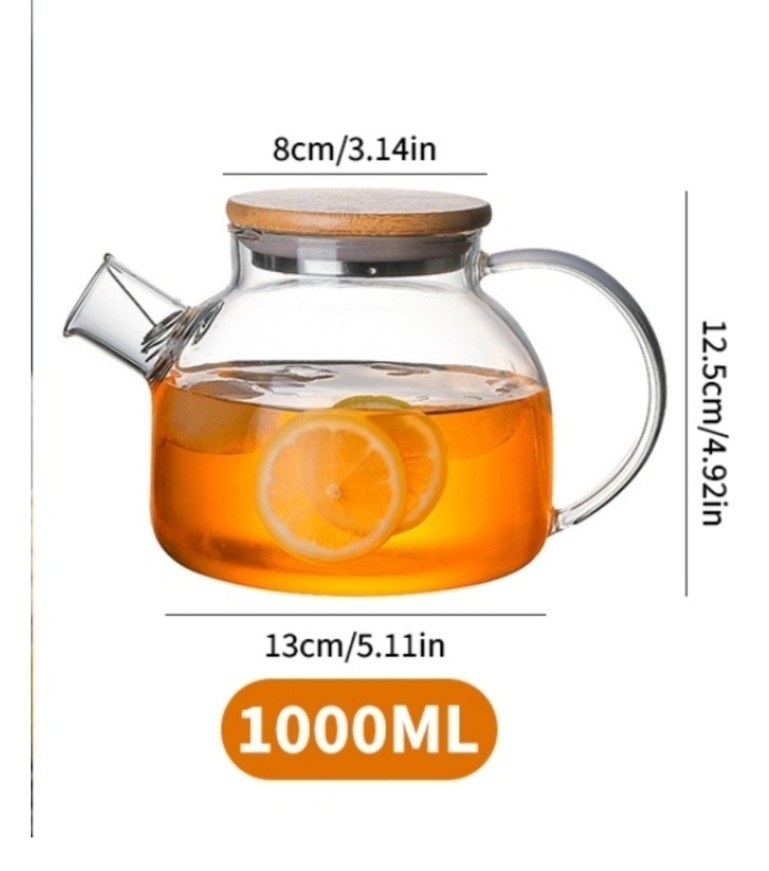 Чайник TEA POT 61TERMO 1 л, стекло