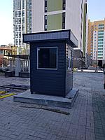 Охранные будки 1,5х1,5 с козырьком1