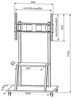 Мобильная стойка для панелей Wize Pro M86, 42"-90", до 150 кг.1