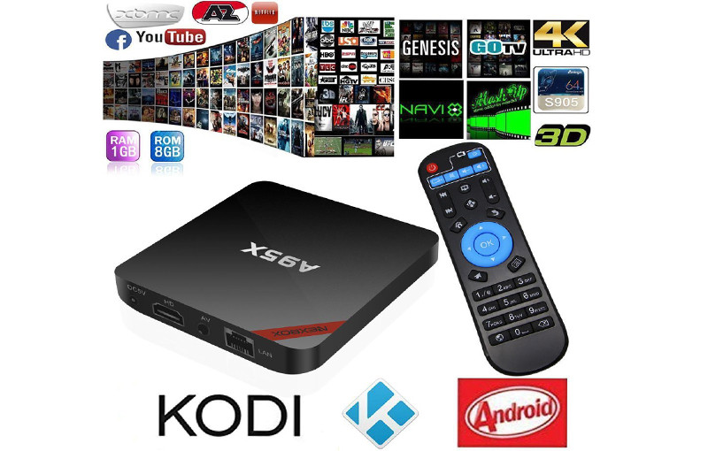 Android TV Box, Android 5,1 OTT NEXBOX A95X 1GB-8GB