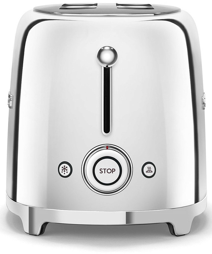 Тостер Smeg TSF01SSEU хром