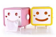 Салфетница пластик Smile Face Tissue Box 17*13*15,5 см
