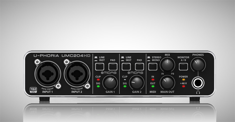 Аудиоинтерфейс Behringer, UMC204HD