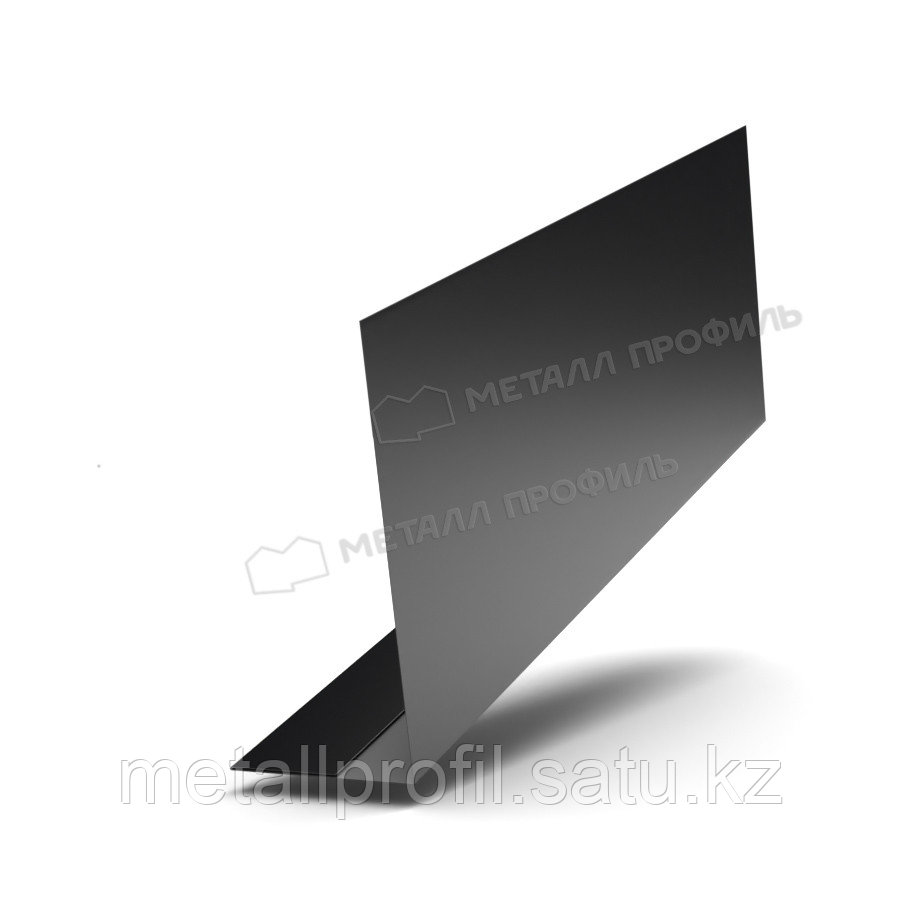 Металл Профиль Планка карнизного свеса 200х30х2000 (PURMAN-20-9005-0.5)