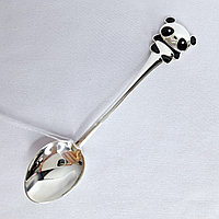 Серебряная ложка Эмаль Aquamarine 70645.5 вставка эмаль