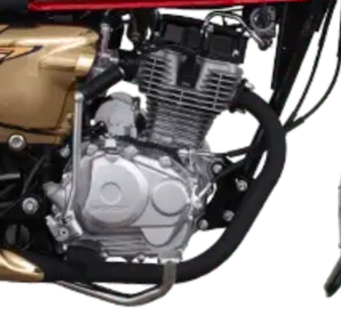 Мотоцикл Honda CG 125S черный, красный, золотистый