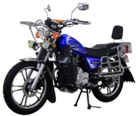 Мотоцикл BamX BX200-X99 синий, серебристый5
