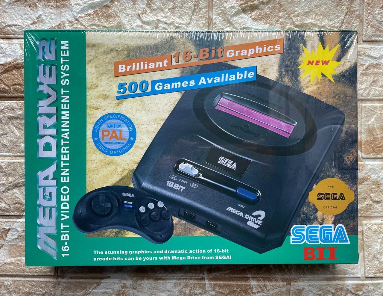 Телевизионная игровая приставка Sega Mega Drive [500 встроенных игр]