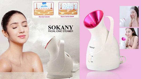 Сауна для лица паровая Sokany, чистка пор лица, ионизация - косметология аппарат ZJ-658