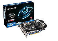 PCI-E 1024Mb Radeon HD7850, Gigabyte HD7850 OC, 900MHz/4800MHz, 256-bit,GDDR5,SPU1024,DVI,HDMI,2mDP