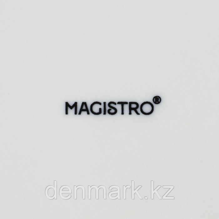 Блюдо Magistro «Ладья», 33,5×17 см, фарфор, белое