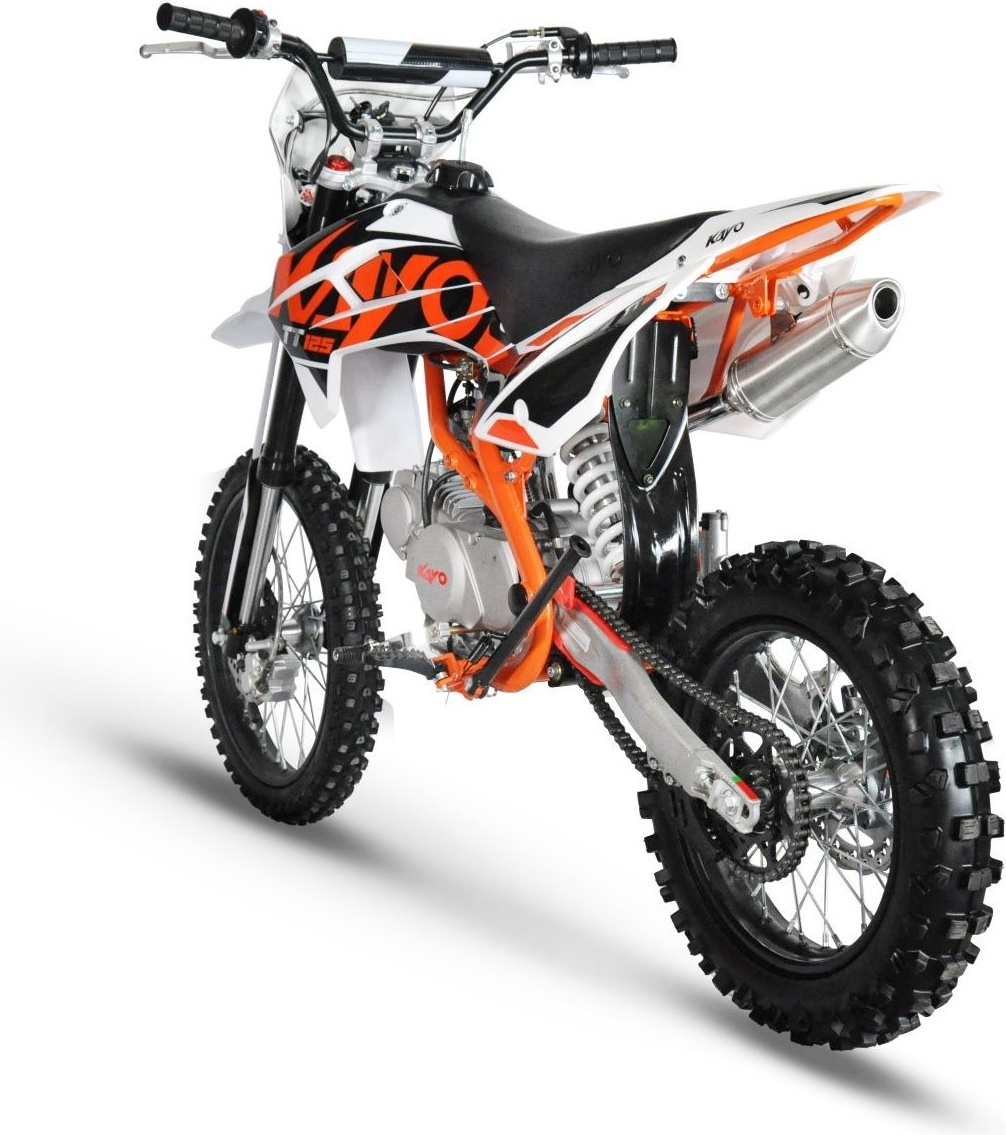 Мотоцикл KAYO TT125 оранжевый