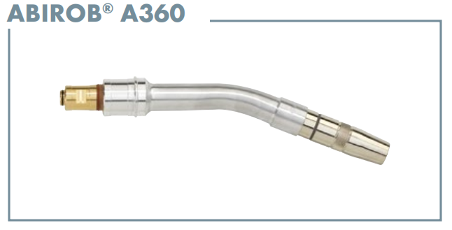Гусак горелки ABIROB® A360 изгиб 35° (X276 / Y82)_Binzel 980.1025.1 AZIA"|