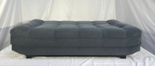 Xan mebel диван прямой Шанхай, обивка ткань, 80х190х55 см, серый5
