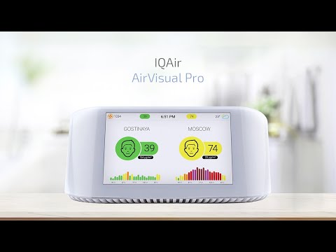 Монитор качества воздуха IQAir AirVisual Pro11