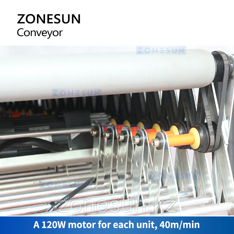 ZONESUN ZS-FCR600 ГИБКИЙ ВЫДВИЖНОЙ РОЛИКОВЫЙ КЛИНОВОЙ КОНВЕЙЕР С РЕЗИНОВЫМ ПОКРЫТИЕМ