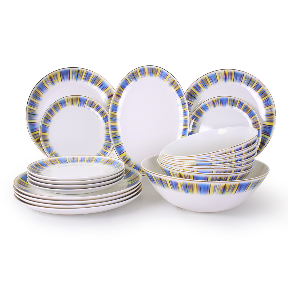 Костяной фарфор АККУ c/cервиз Айлин(20 пр) (2)