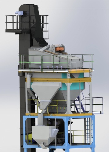 Агрегат сортировки 5 фракций ДС-185/158
