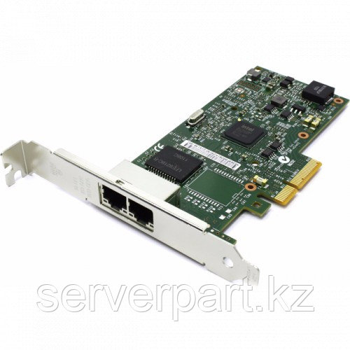 Сетевая карта Intel I350-T2, 2x1GbE RJ-45, PCI-E x4, iSCSI, NFS, VMDq