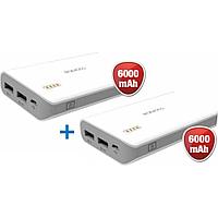 Romoss SOLO3 Power Bank 6000mAh + SOLO3 Power Bank 6000mAh