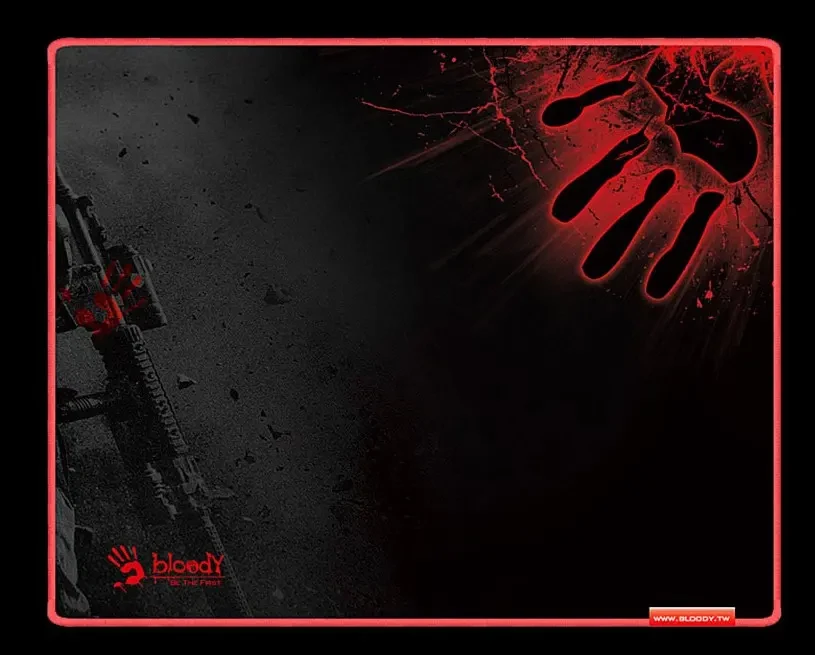 Коврик игровой Bloody B-080 Размер: 430 X 350 X 4 mm BLACK-RED (B-080) - 00000153256