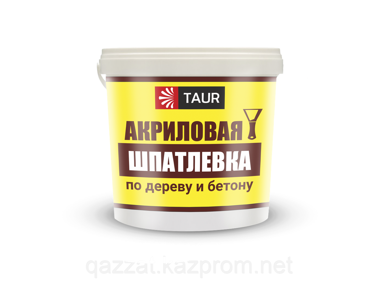 Шпатлевка (белая) по дереву и бетону "TAUR Шпатлевка" 4,5 кг