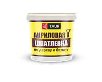 Шпатлевка (белая) по дереву и бетону "TAUR Шпатлевка" 4,5 кг