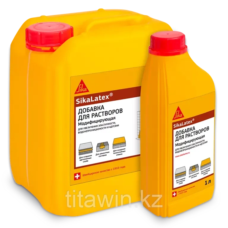 Добавка в раствор латексная Sika Latex 10 л.